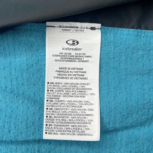 Icebreaker Merino GT Vented Jacket Forge Grey Blue - Picture 8 of 10